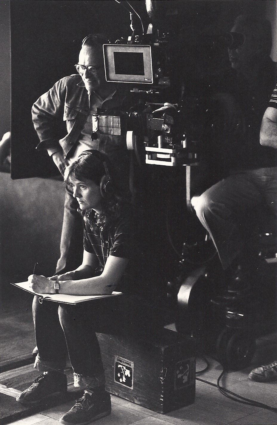 Sidney Lumet and Martha Pinson on the set of ‘Power,’ 1985. Photo Credit: Kerry Hayes